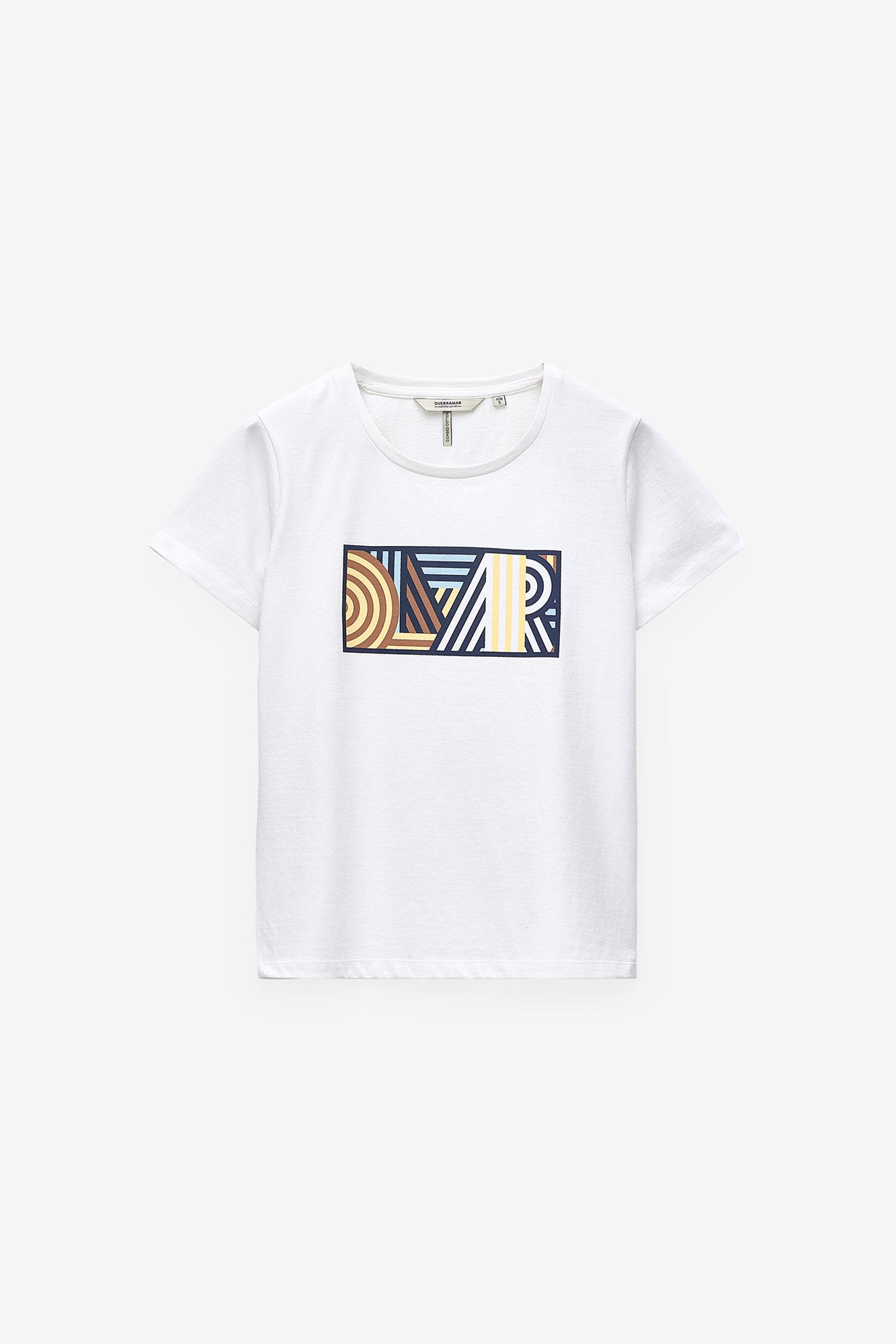 T-SHIRT COM LOGO GEOMÉTRICO
