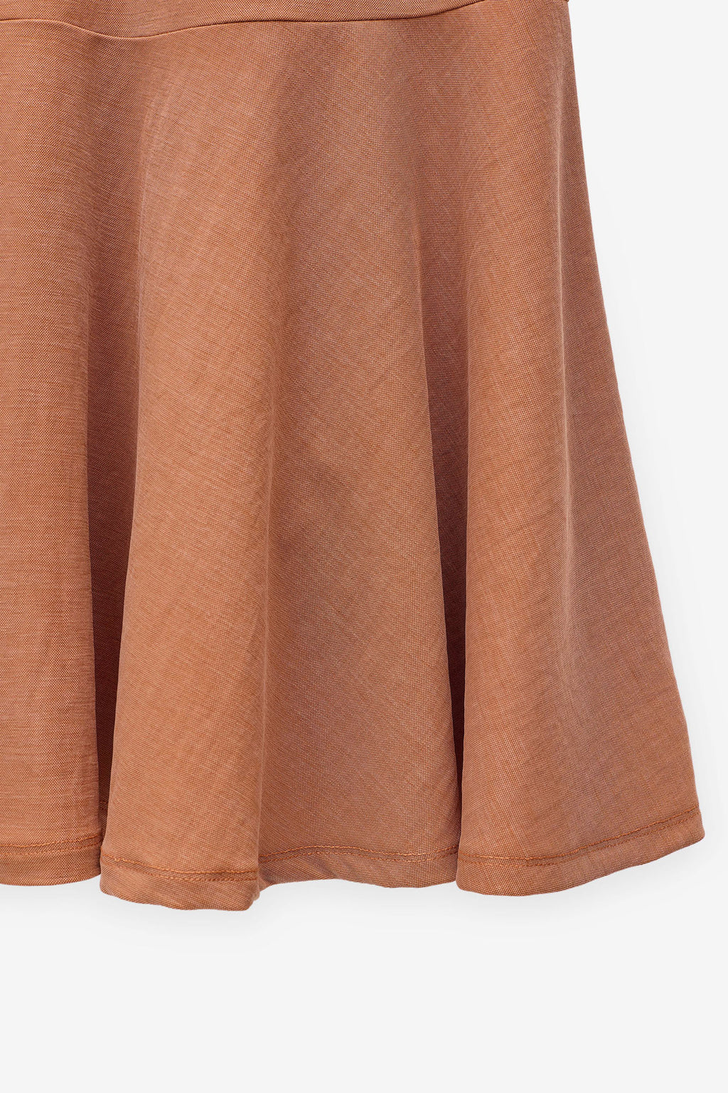 VESTIDO MIDI COM FOLHO