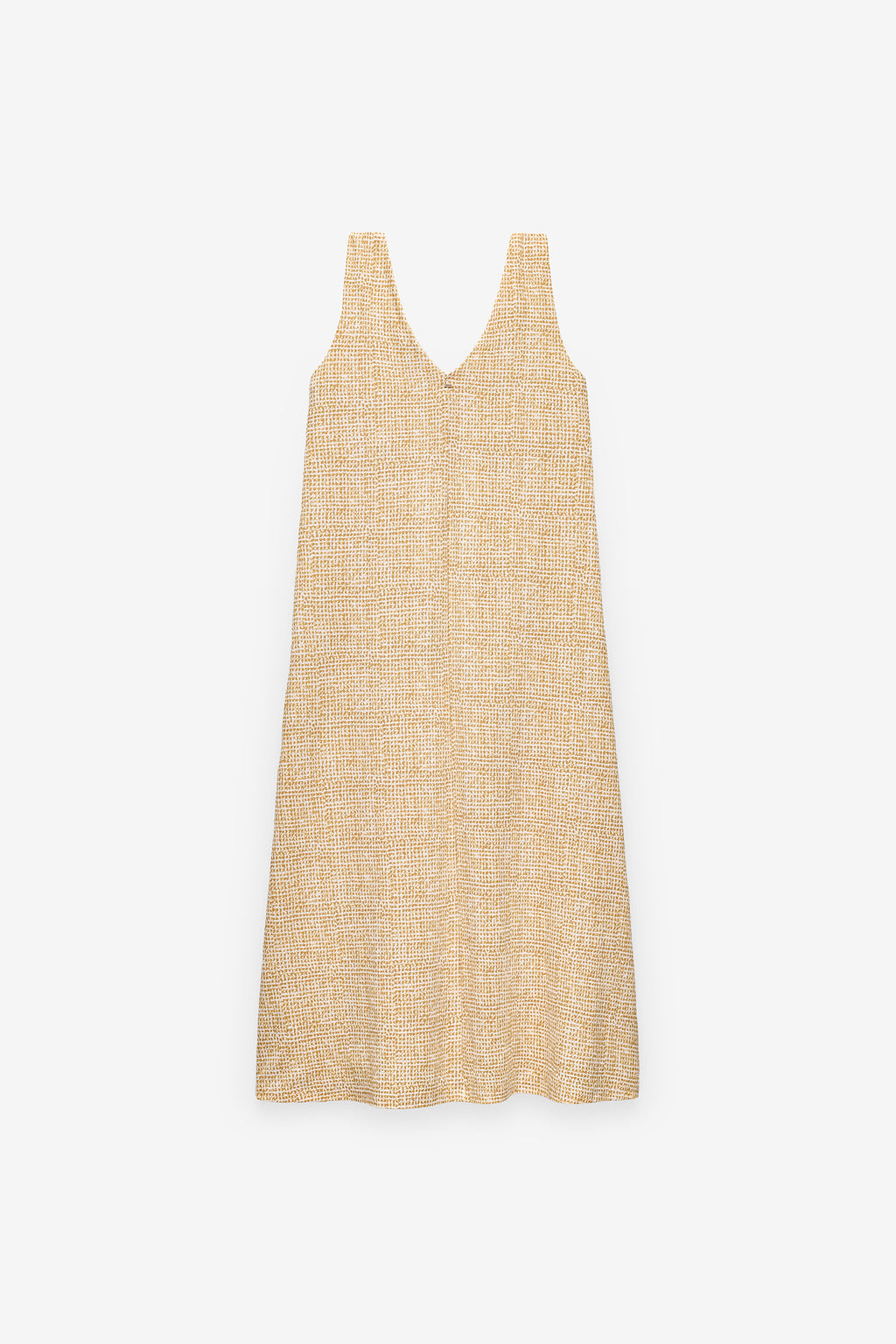 VESTIDO ESTAMPADO COM ALÇAS TORCIDAS
