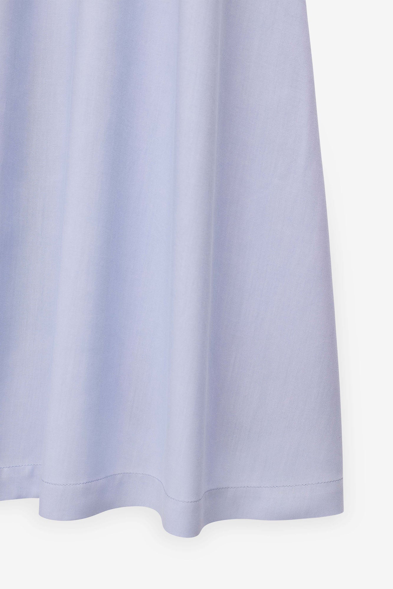 VESTIDO LISO COMPRIDO COM CONTRASTES